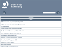 Tablet Screenshot of danishsoil.org